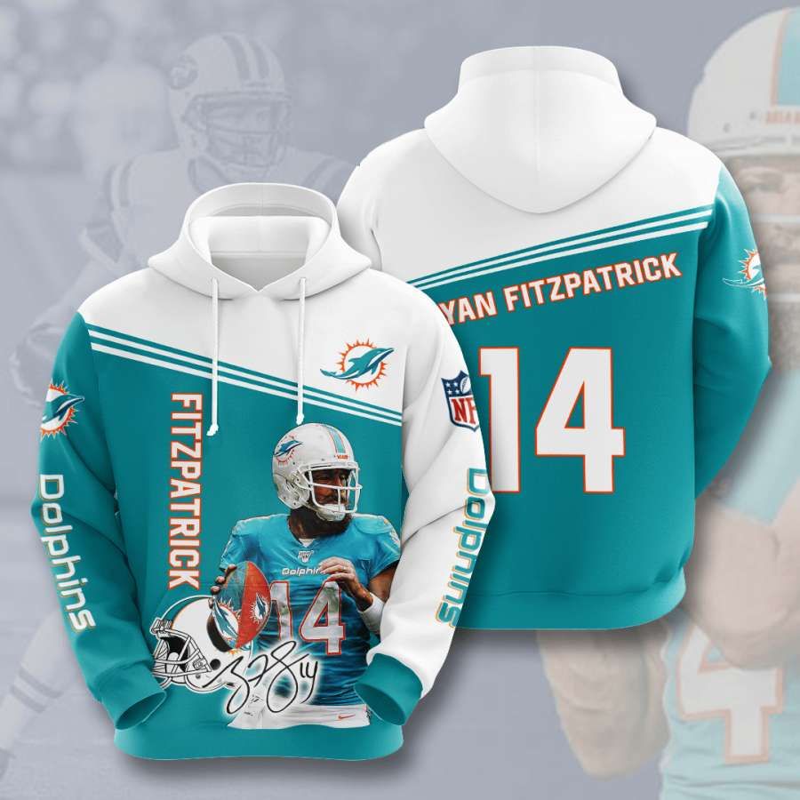 Miami Dolphins No1131 Custom Hoodie 3D