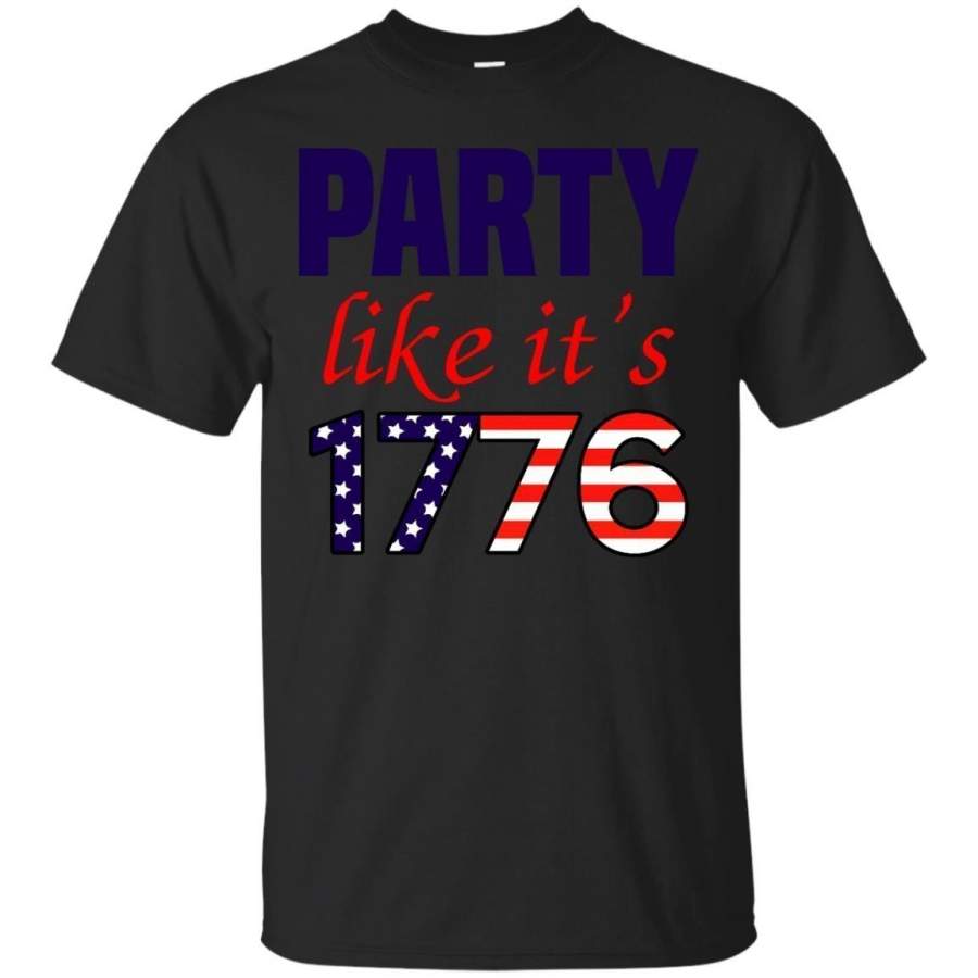 AGR Patriotic Independence Day Tshirts Party Like It’s 1776 Hoodies Sweatshirts