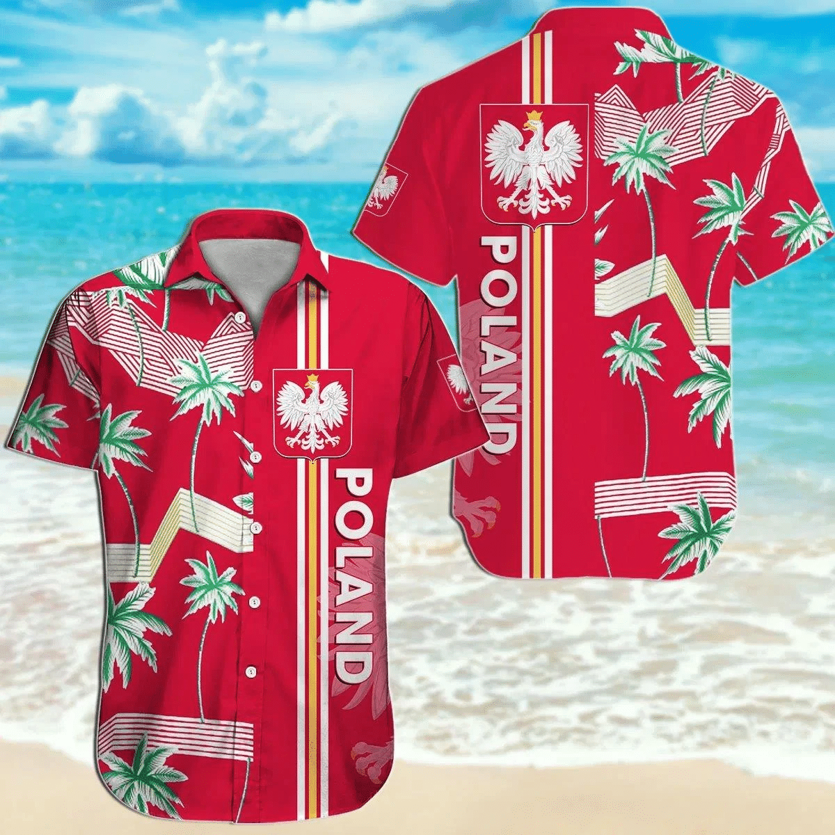 Poland Hawaii Shirt Unisex Adult Ha38517