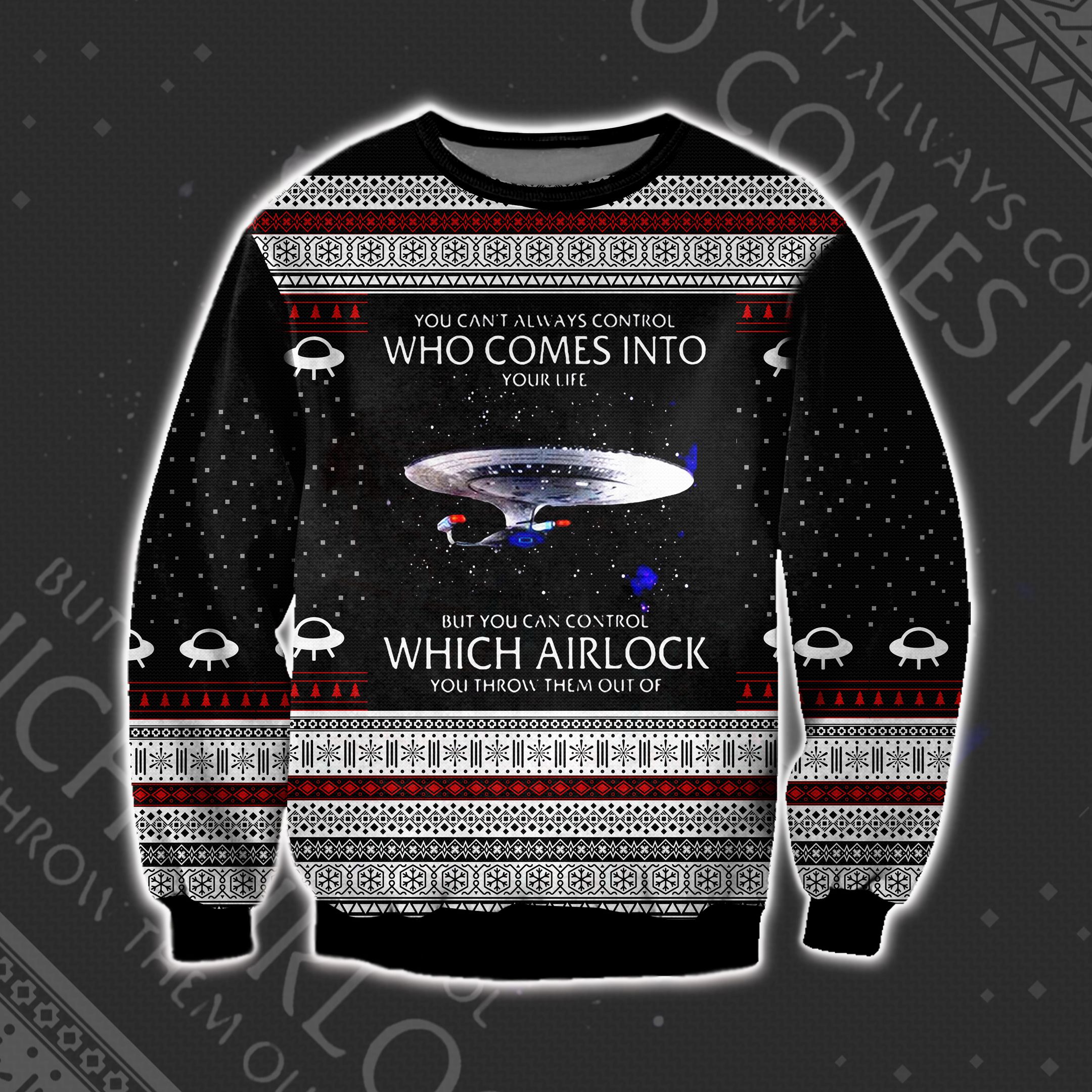Can’T Always Control Who Comes Into Life 3D Print Ugly Christmas Sweater