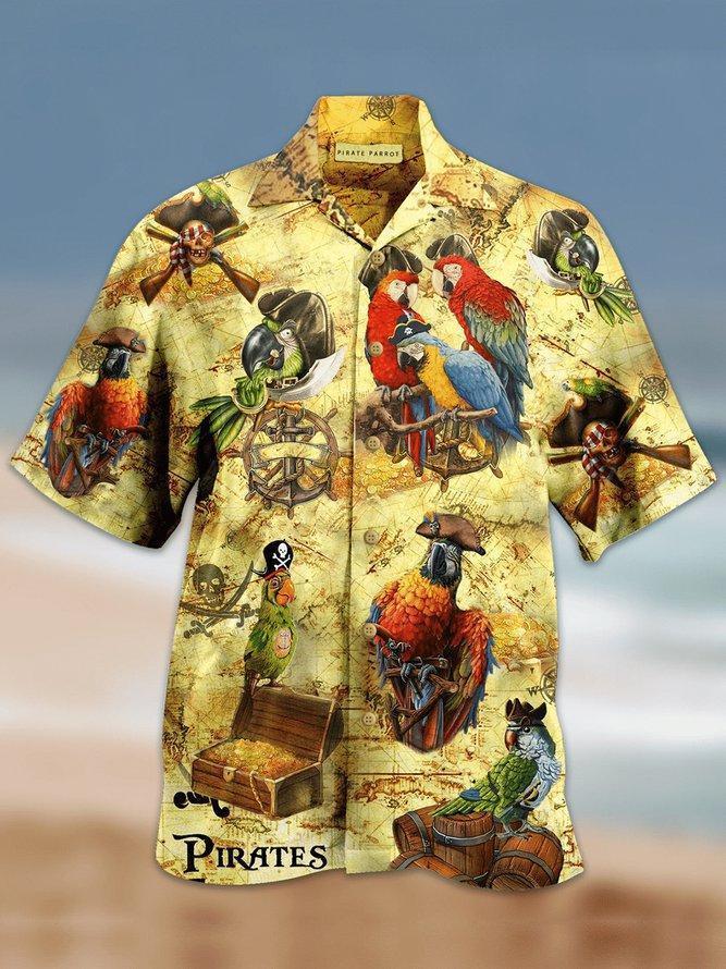 Pirate Parrot Hawaii Shirt Ha105868