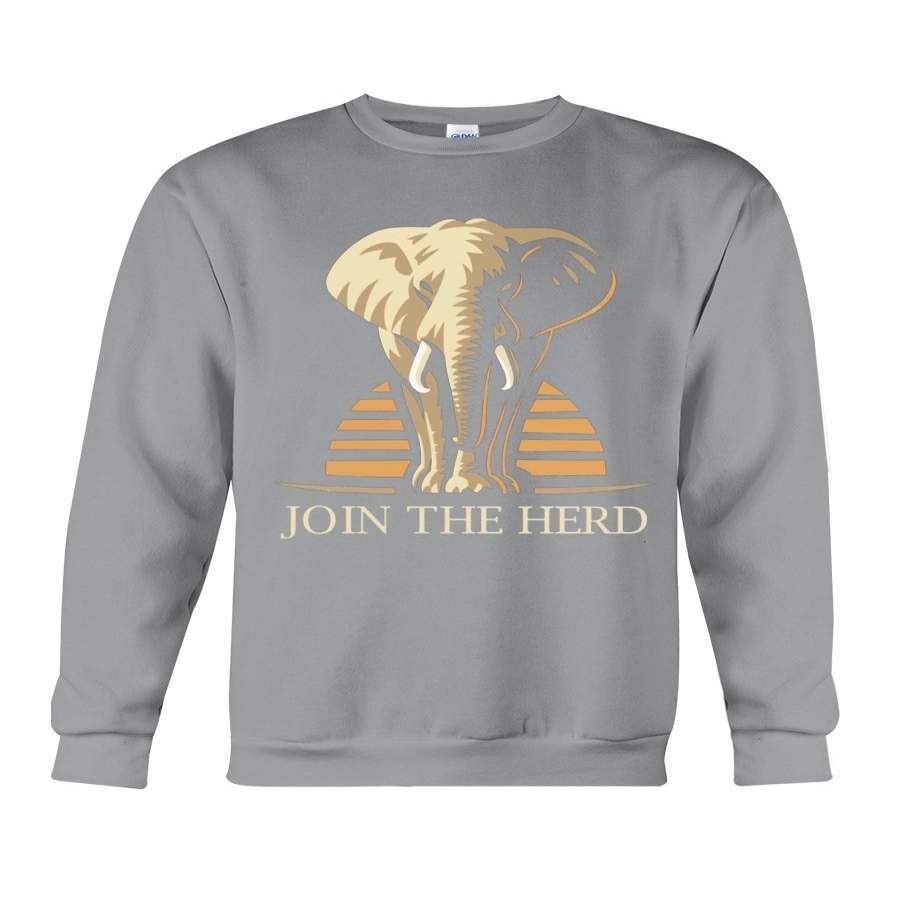 Vintage Join The Herd For Elephant Lovers Sweatshirt