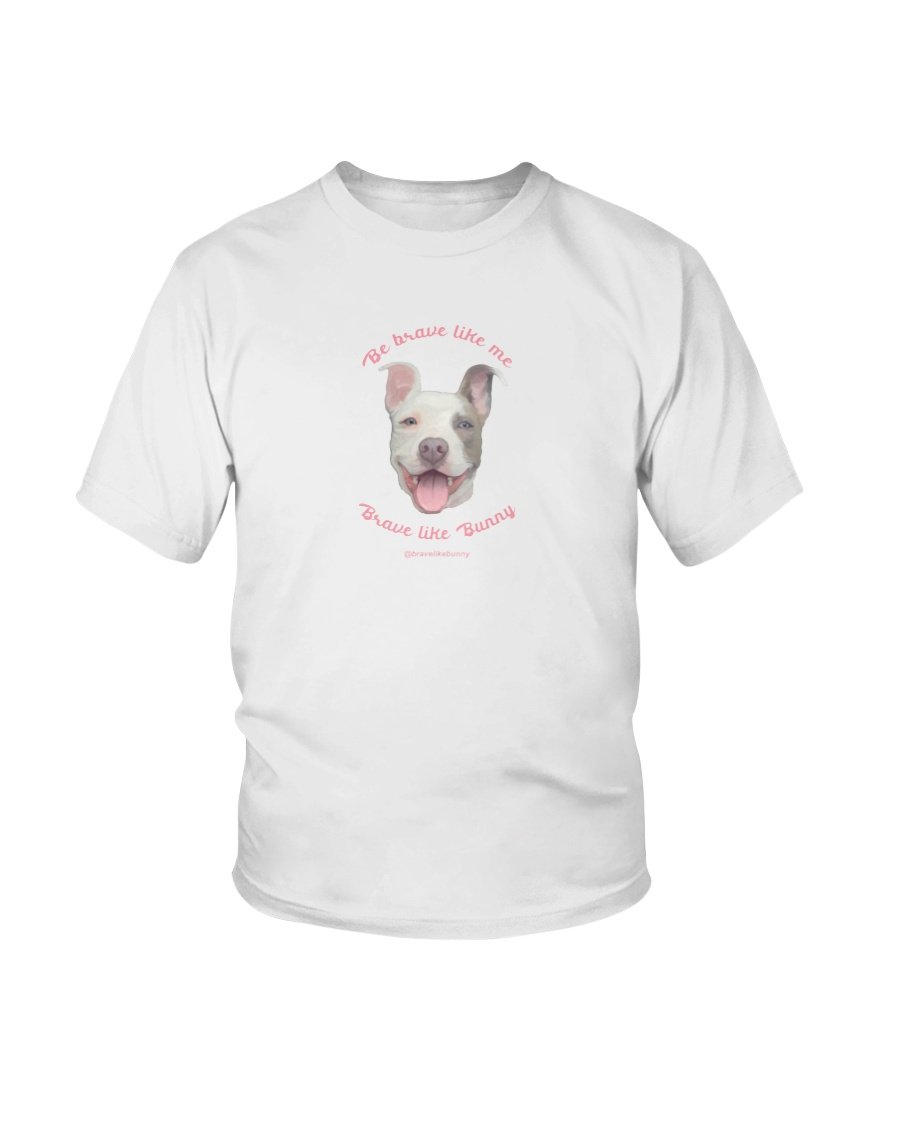 Cute Bunny – Brave Like Me, Brave Like Bunny Official Youth T-shirt