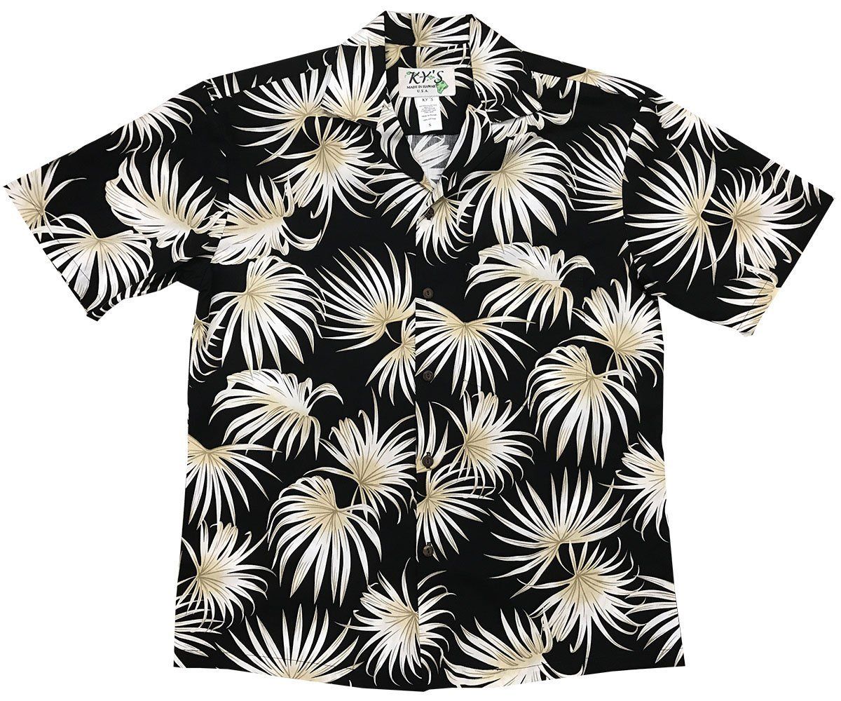 Fern Blast Black Hawaii Shirt Ha81659