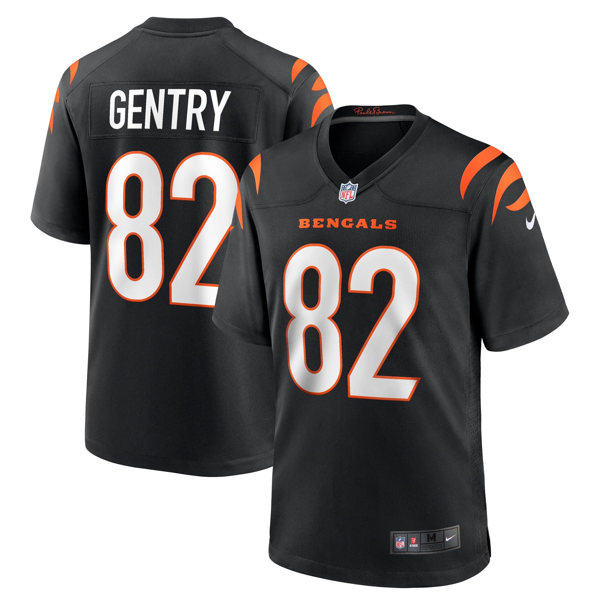 Men’s Cincinnati Bengals Zach Gentry  Black  Game Jersey