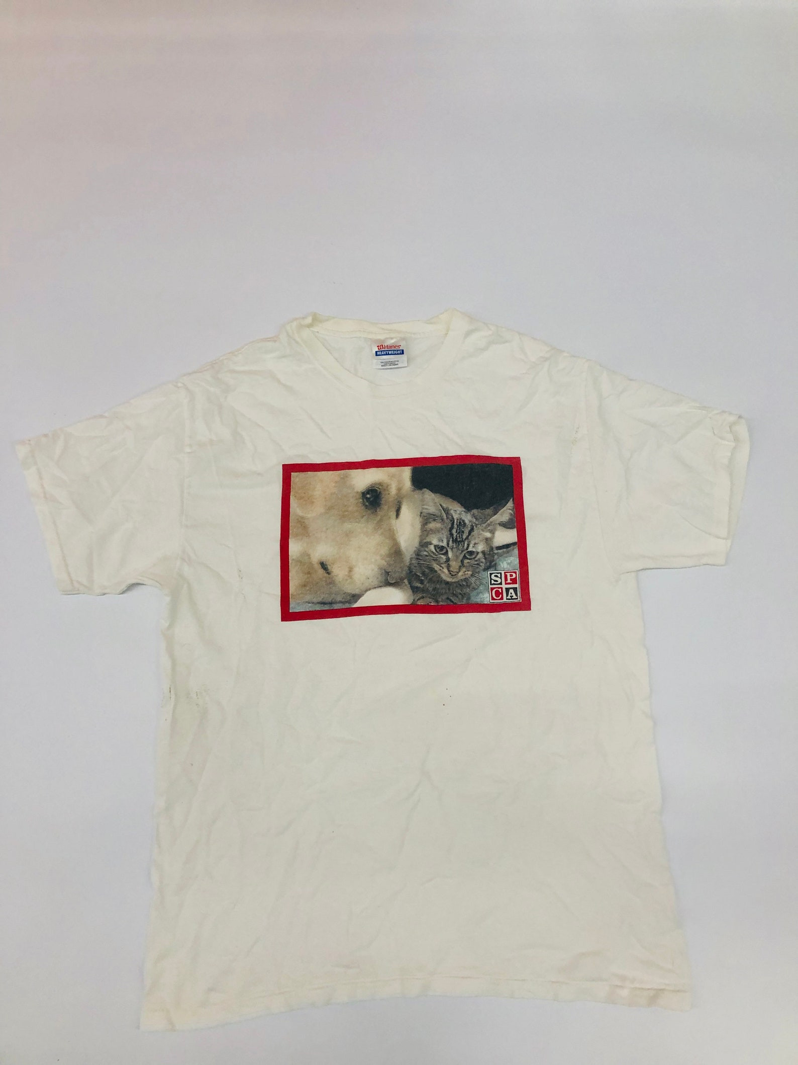 Vintage Spca Red Cat Dog Animal T Shirt Nature Pet Shirt Top