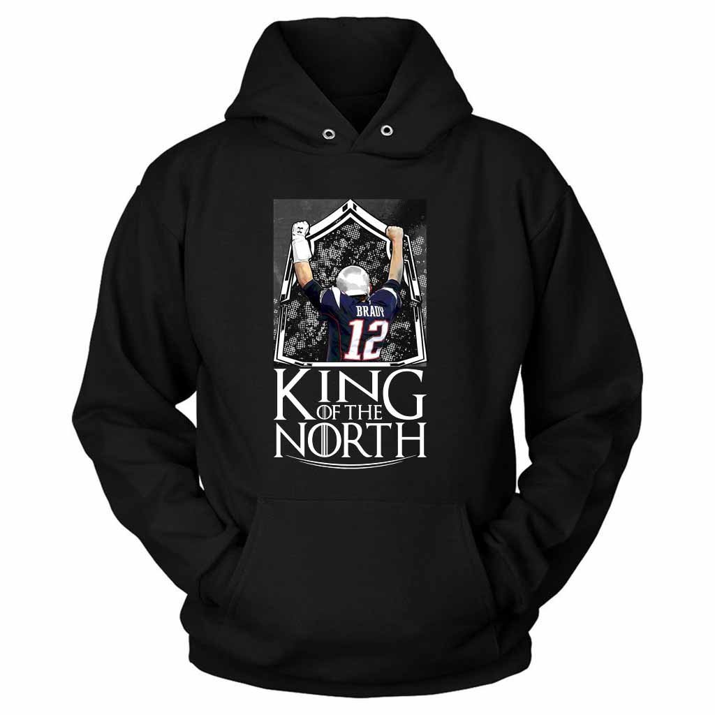 Tom Brady King Of The North New England Patriots Football Unisex Hoodie