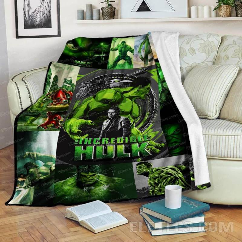 The Incredible Hulk Sofa Bed Throw Fleece Blanket -HULK01