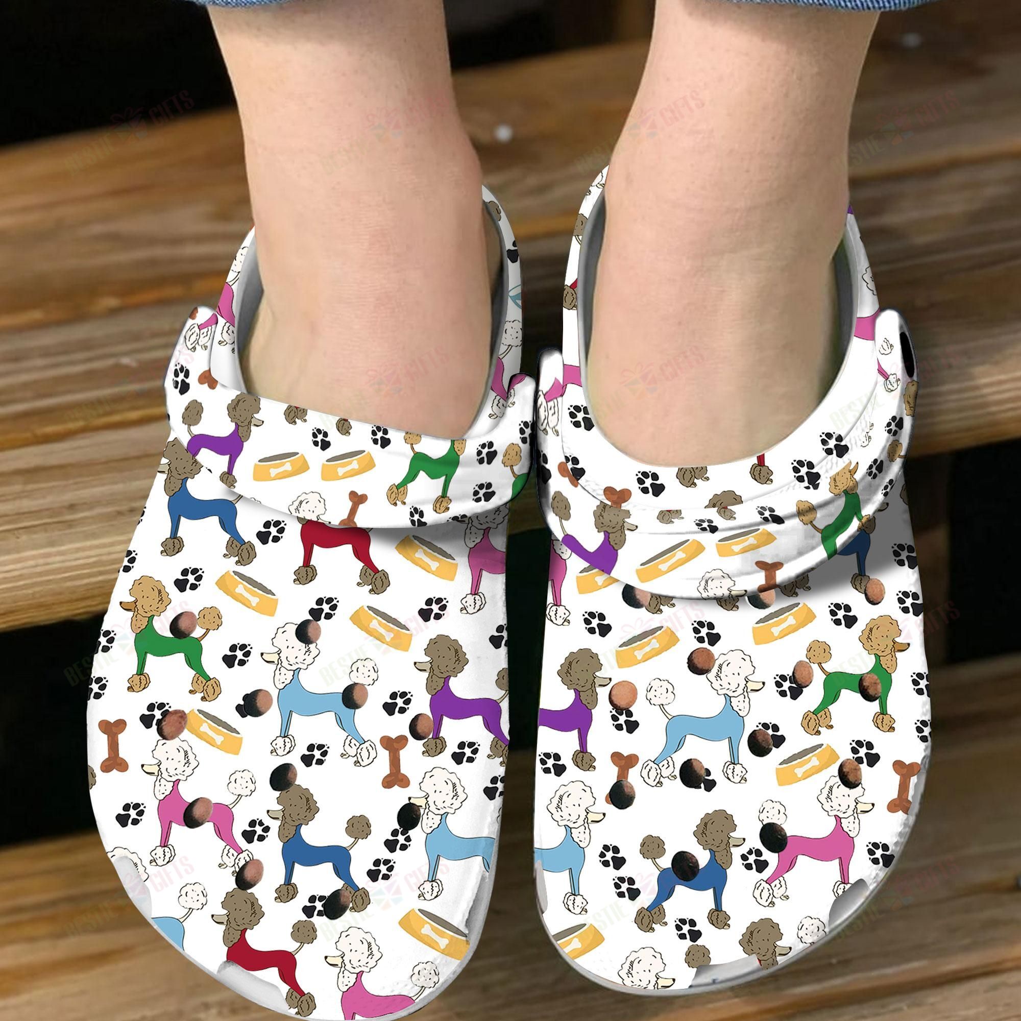 Poodle Crocs Classic Clogs Shoes – Justbeperfect Shop