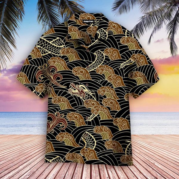 Traditional Dragon Hawaii Shirt For Men Women Ha3871