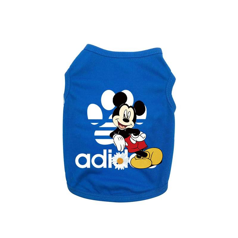 Disney Summer Dog Clothes This Cotton Pet Vest Clothes for Small Dogs Mickey Dog Clothing Chihuahua Puppy Yorkshire T-shirt alx