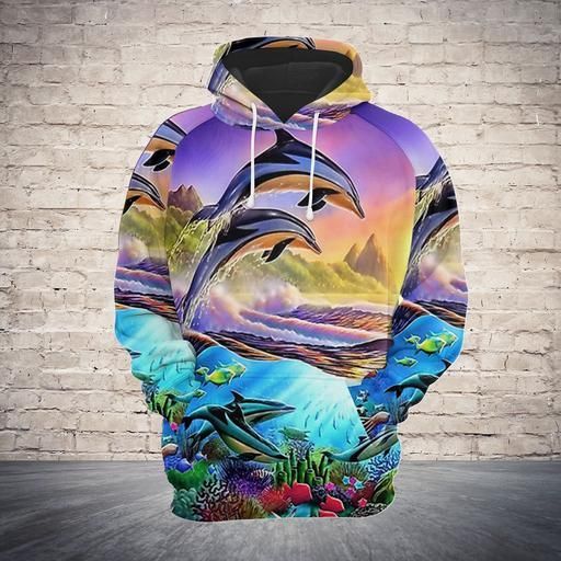 Hoodie Mother’s day Father’s day unique gift ideas for mom & dad from daughter & son kids, meaningful birthday presents – Lovely Dolphins G5629 –  Best Personalized Gift