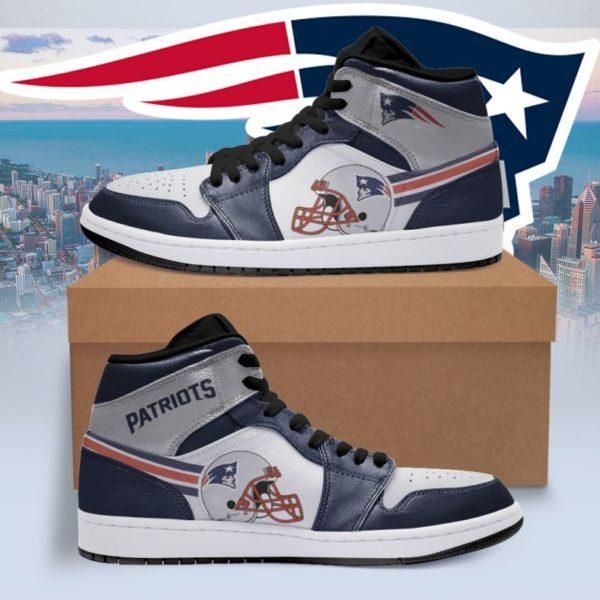 New England Patriots 88 Air Jordan Sport Custom Sneakers