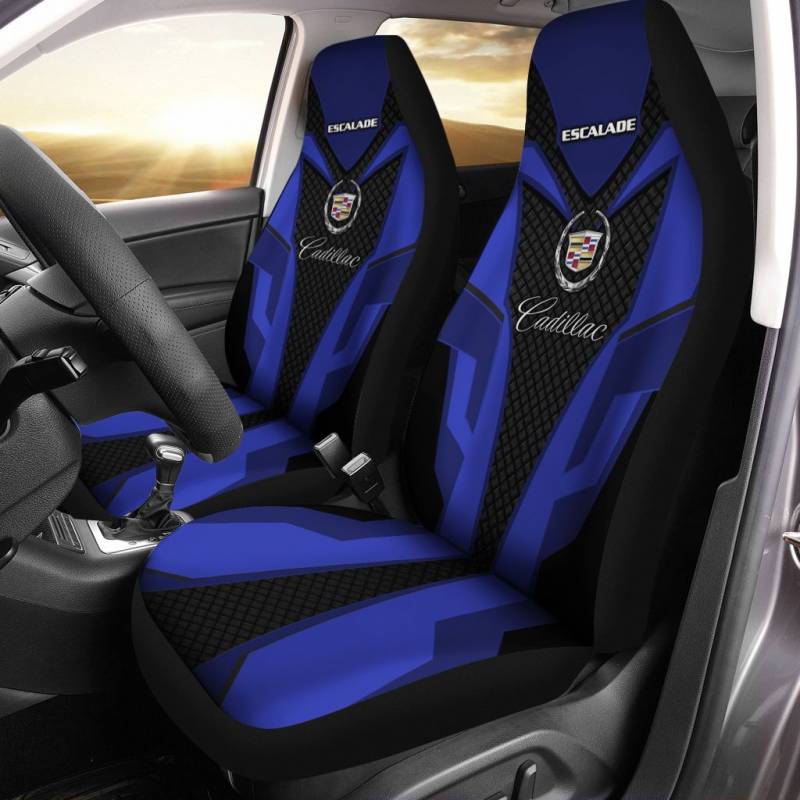 Cadillac Escalade NCT Car Seat Cover (Set of 2) Ver 2 (Blue)