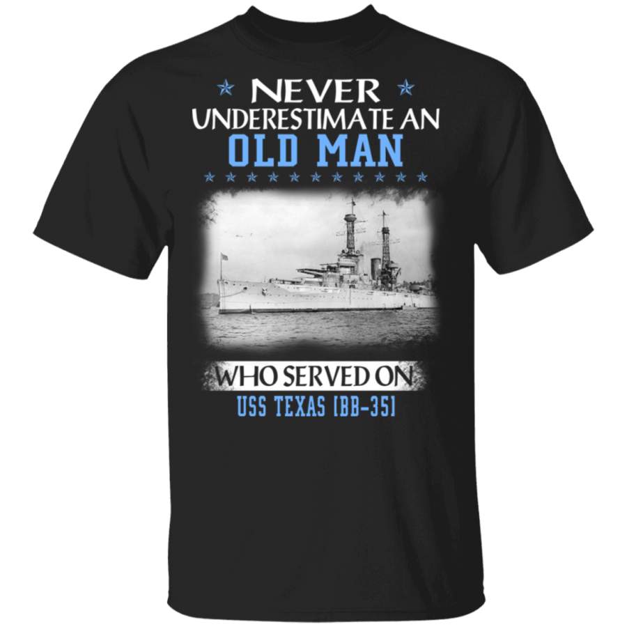 USS Texas BB-35 Veterans Day Christmas Gift T-Shirt