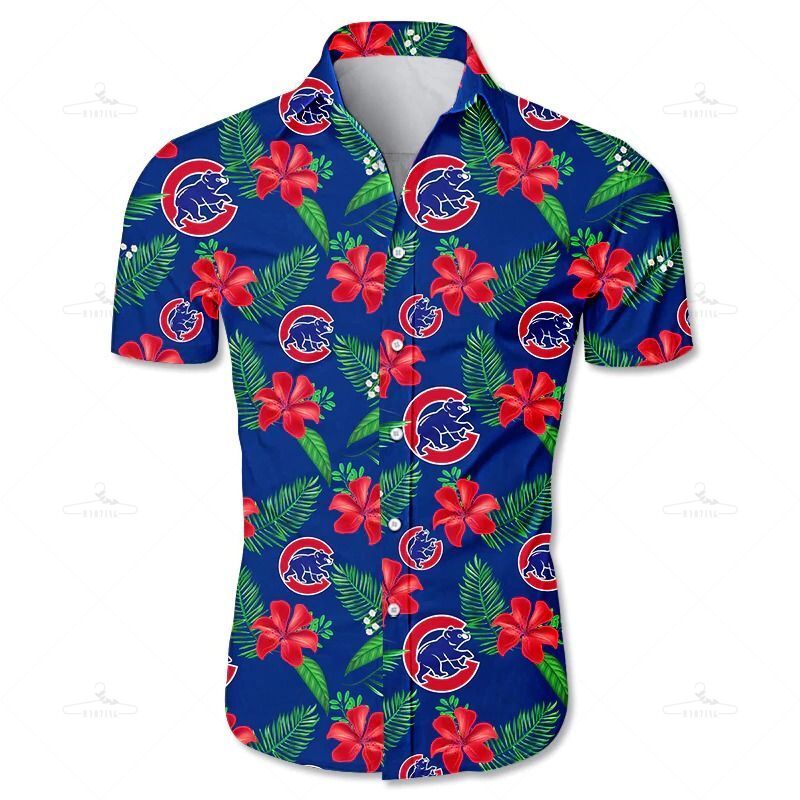 Chicago Cubs Hawaii Shirt Tropical Flower Gift S Ha92438