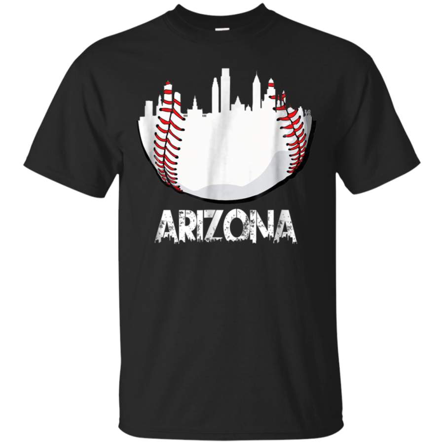 AGR Arizona Baseball – Downtown Skyline Arizona Fan T-Shirt