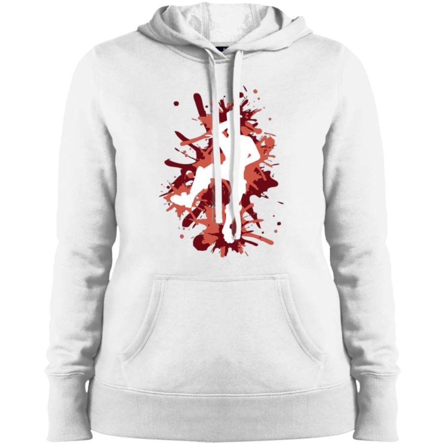 AGR L Dance Move – Red Ladies’ Pullover Hooded Sweatshirt