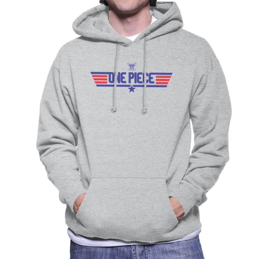 One Piece Top Gun Logo Men’s Hooded Sweatshirt