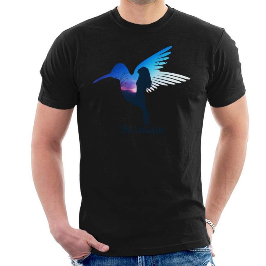 Be Unique Bird Silhouette Men’s T-Shirt