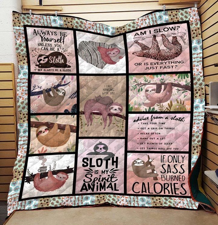 Sloth Is My Spirit Animal Yp2708056Cl Quilt Blanket