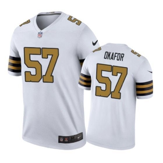 New Orleans Saints Alex Okafor Color Rush Jersey