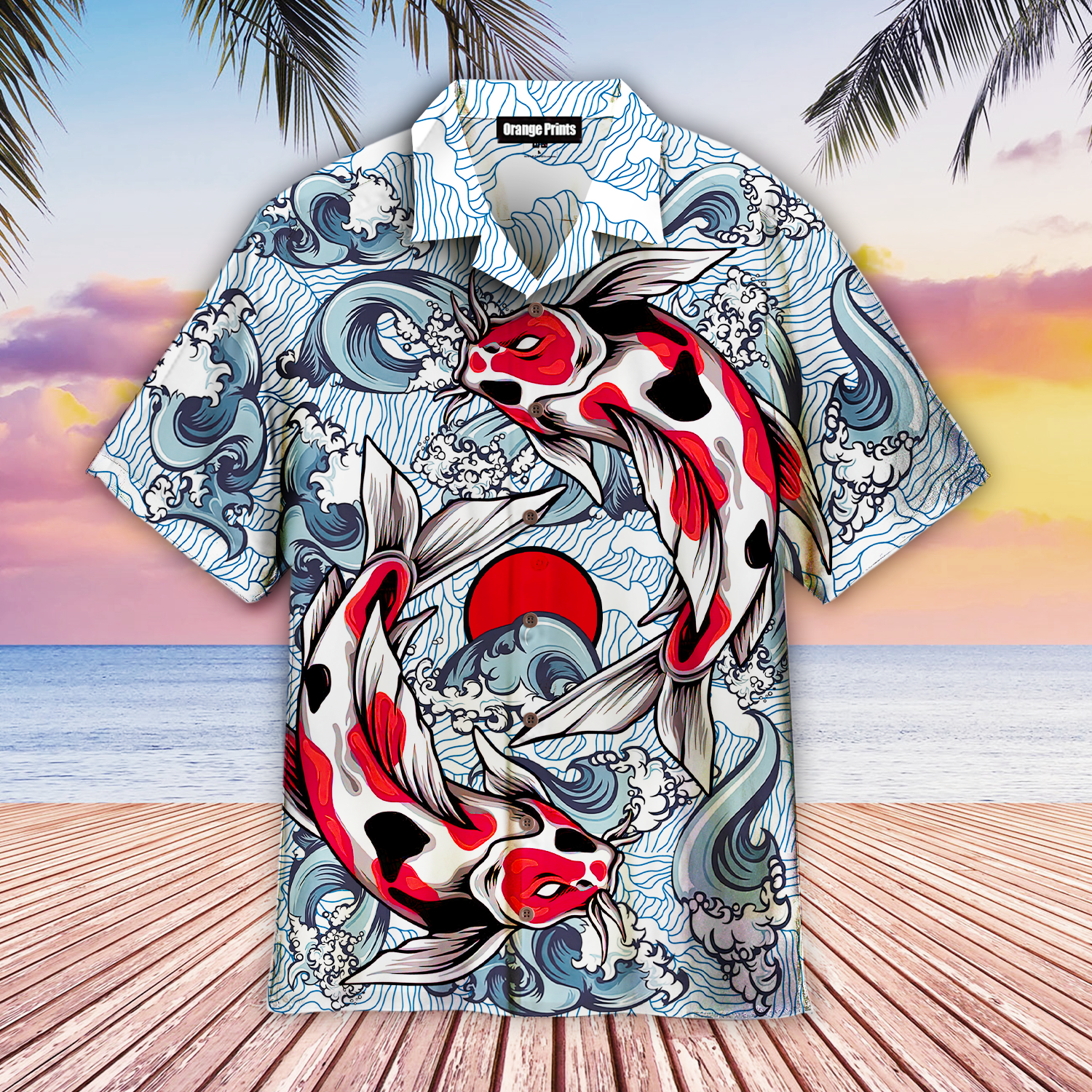 Koi Fish Hawaii Shirt For Men Women Ha72566