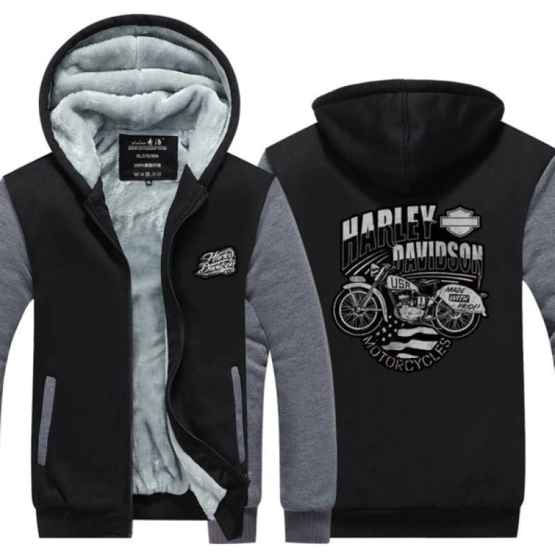 Harley Davidson Fleece Zip Hoodie – Stylestashaz Shop