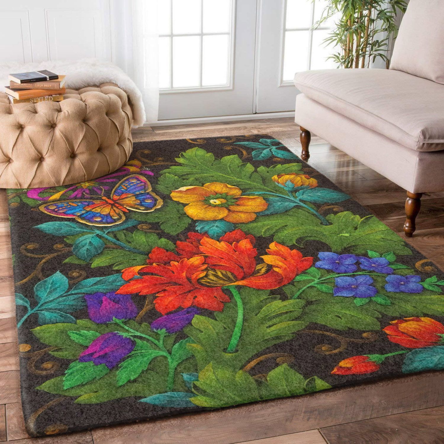 Flower Garden Rug IPNATTVNWMG DNNTVN