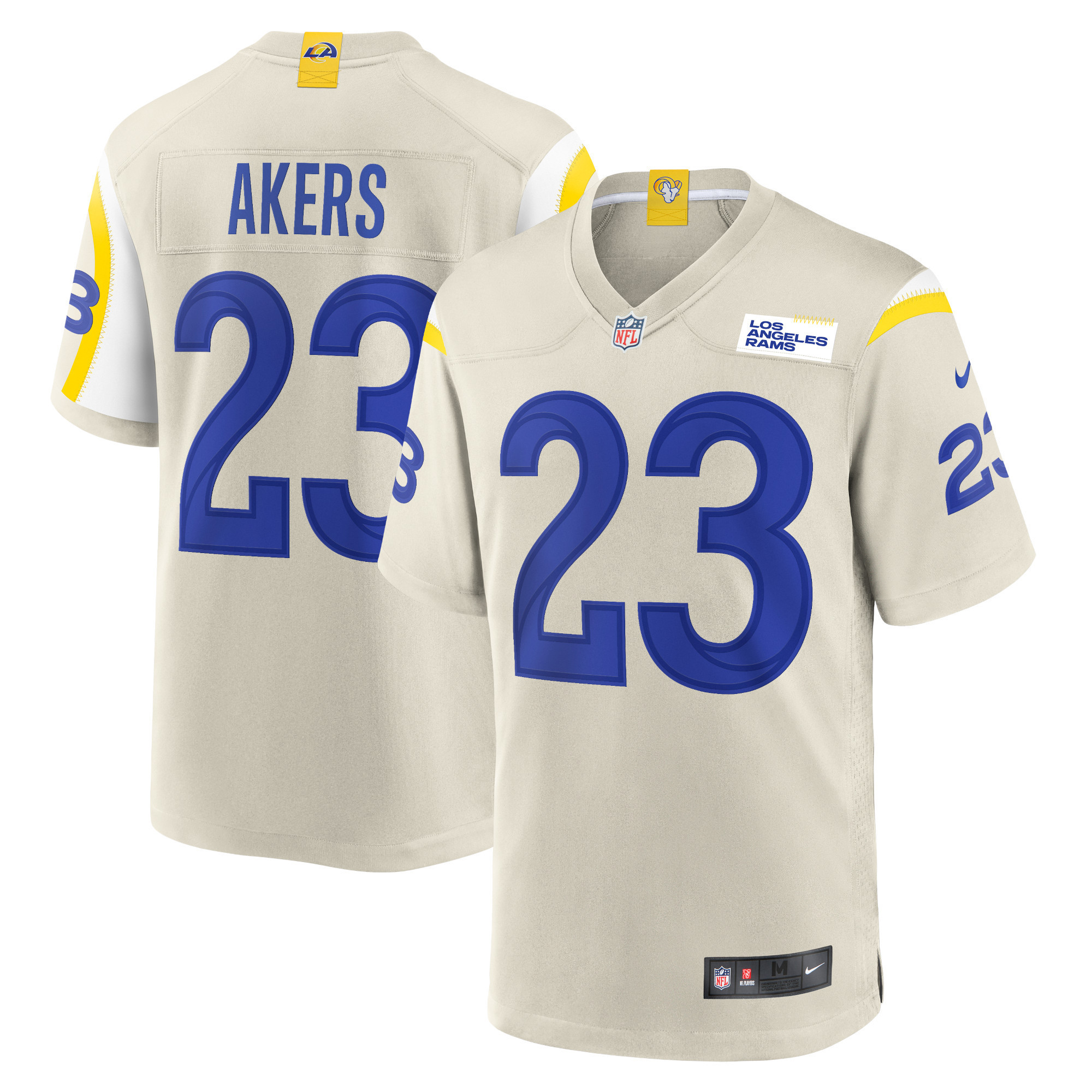 Cam Akers Los Angeles Rams Game Jersey – Bone NFL