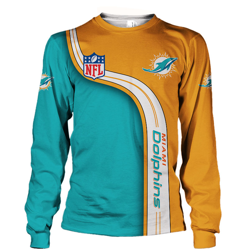 Miami Dolphins Sweatshirt 3D Design Freeway