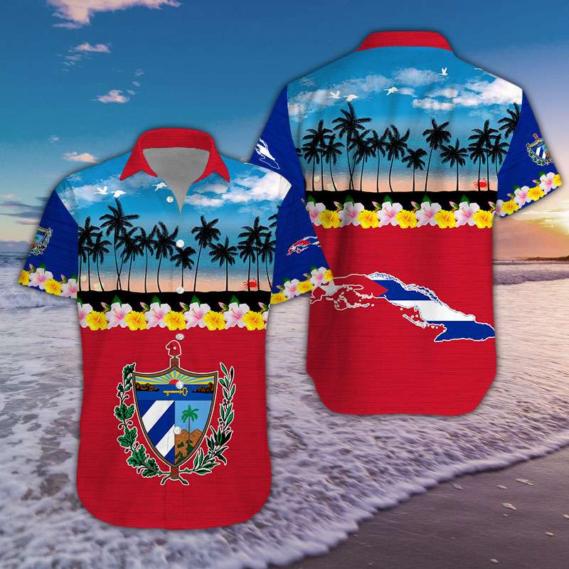 Tropical Beach Hawaiian Shirt | Unisex | Adult | Hw6685