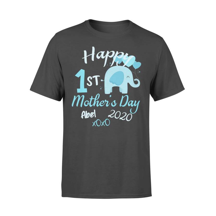 Elephant Happy 1St Mother’s Day Abel 2020 Heart T-shirt