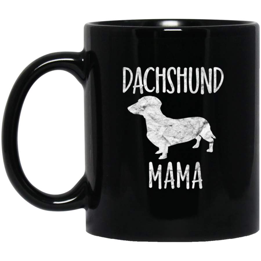 Vintage Dachshund Mama Gift Doxie Mom Pet Dog Owner Mother Mug