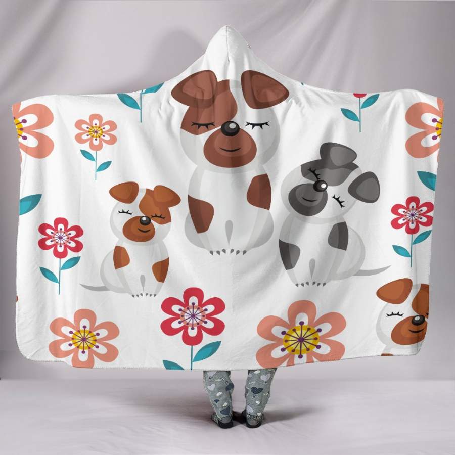 Customised Hoodie Blanket Puppy Love