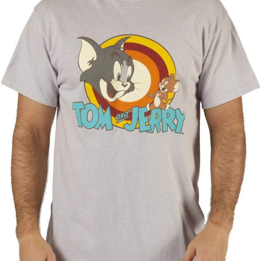 Tom and Jerry Logo T-Shirt