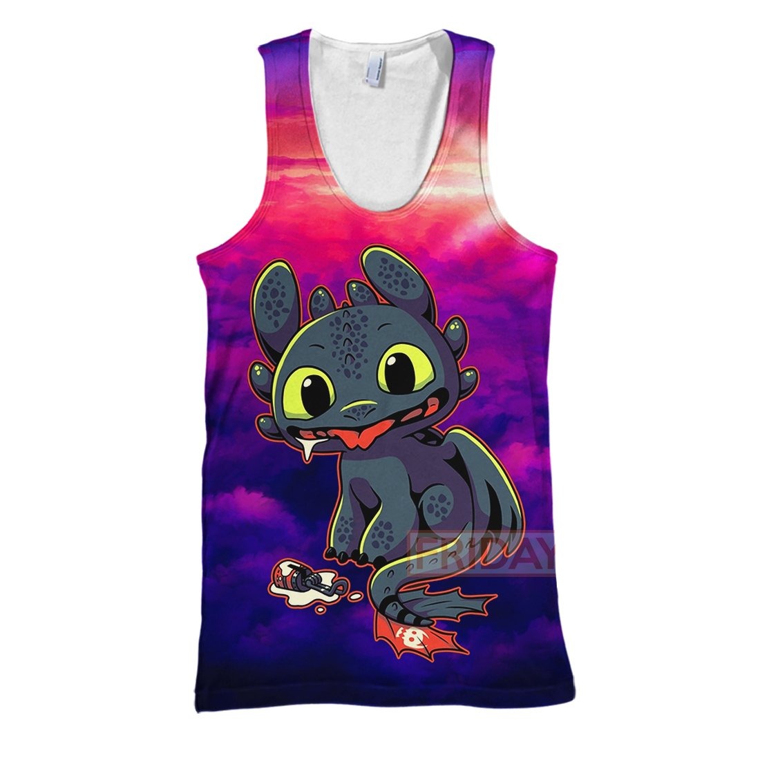 Unifinz Httyd Hoodie Adorable Toothless Dragon Night Fury T-Shirt ...