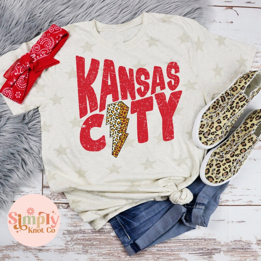 Vintage Kansas City Shirt for Women, Kansas City Tshirt, Kansas City Football Shirt, Kansas City Graphic Tee, KC Football Shirt, Kids Shirt