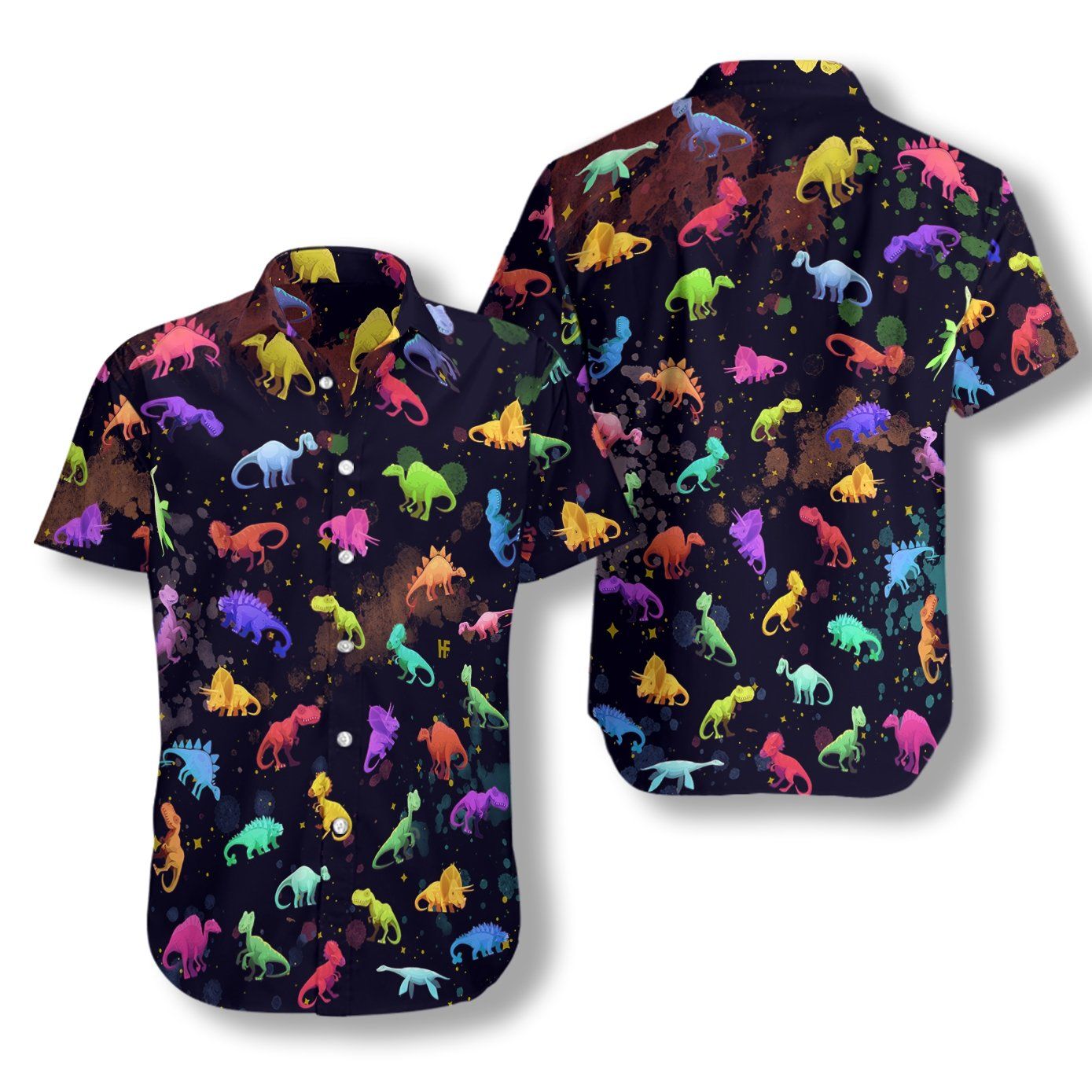 Seamless Dinosaurs Pattern 2608 Hawaii Shirt Ha98060