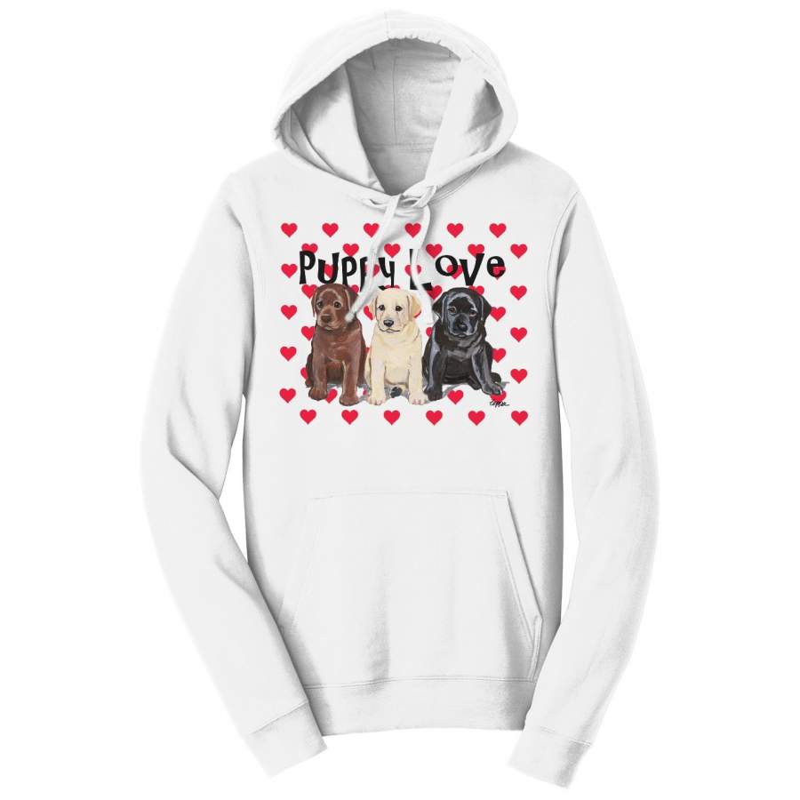 Puppy Love – Adult Unisex Hoodie Sweatshirt