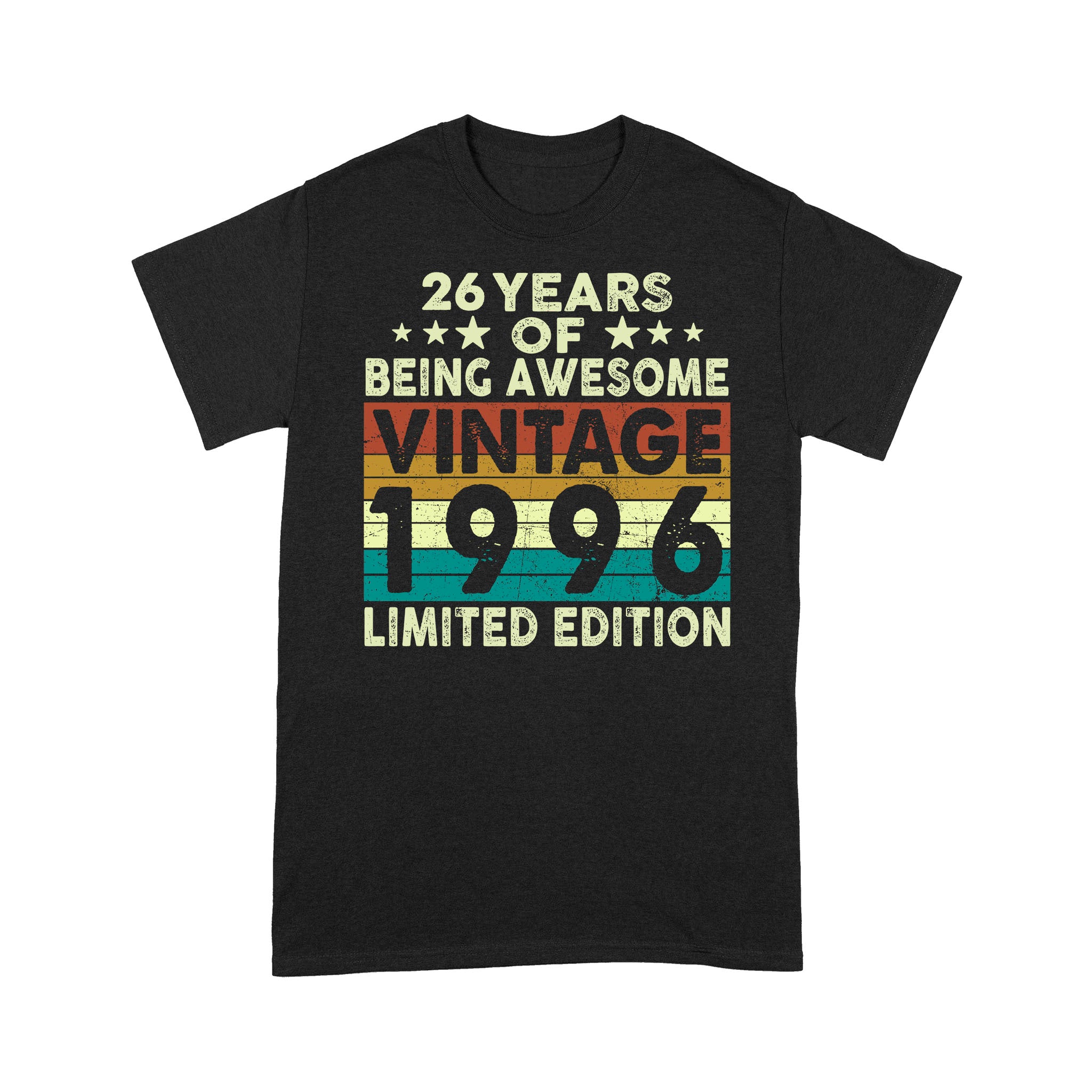 26 Years Of Being Awesome Vintage 1996 Limited Edition Shirt 26Th Birthday Gifts Shirt – Standard T-Shirt