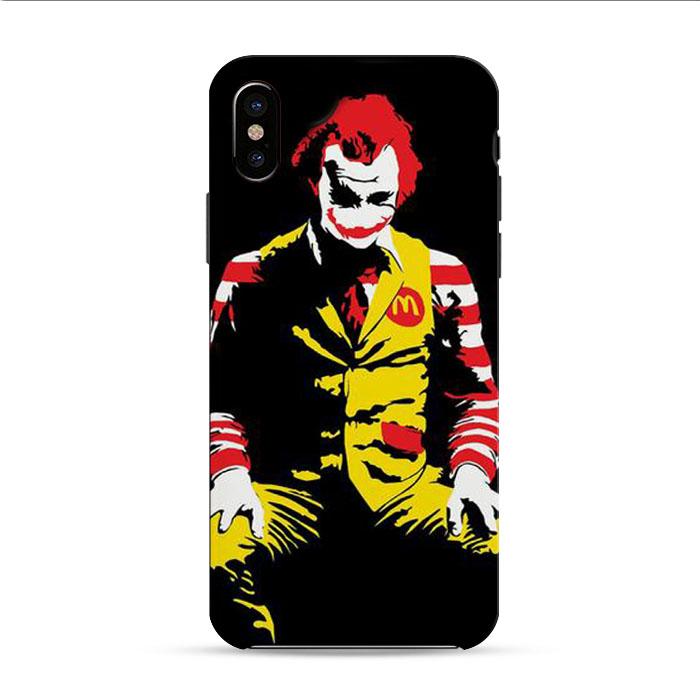 The Joker Ronald Mcdonald Batman iPhone XS 3D Case