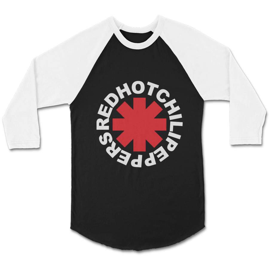 Mesh Red Hot Chili Peppers Band CPY Unisex 3/4 Sleeve Baseball Tee T-Shirt