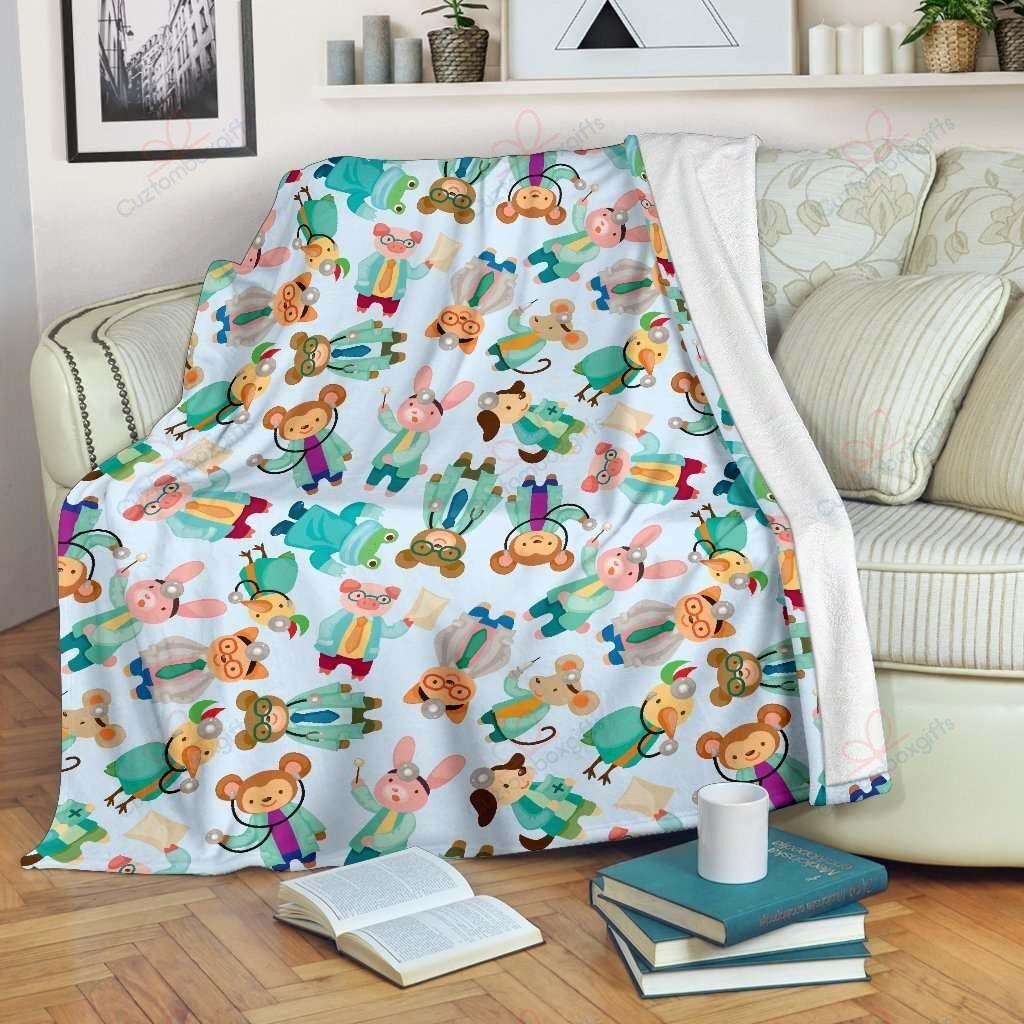 Animal Nurse GS-CL-DT2606 Fleece Blanket