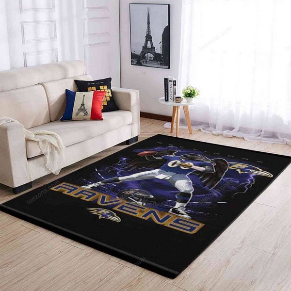 Baltimore Ravens Area  Sku 1590 Rug