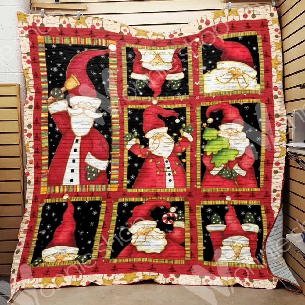 Santa Christmas Hur Quilt Cysind