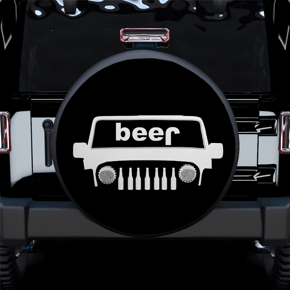 Beer Jeep Car Spare Tire Covers Gift For Campers