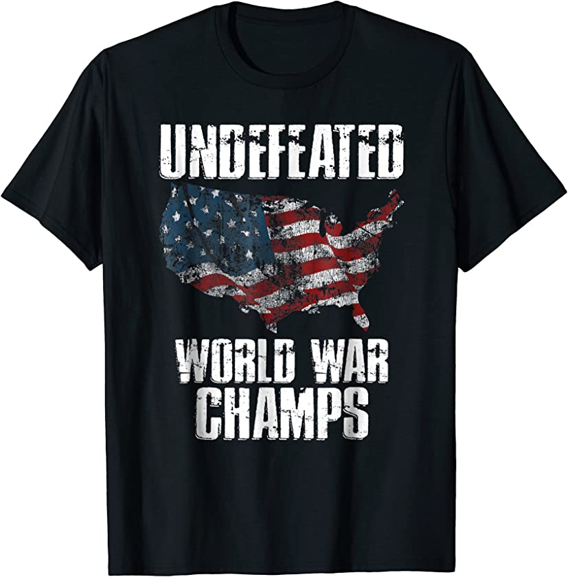 Vintage USA World War Champions July 4th Freedom Shirt