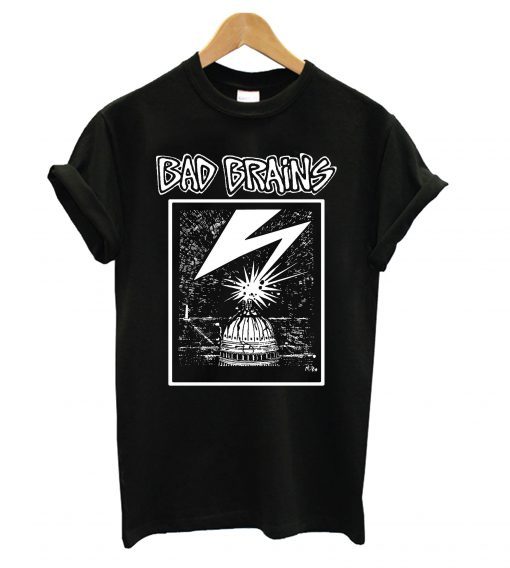 Bad Brains – Capitol White on RS T shirt