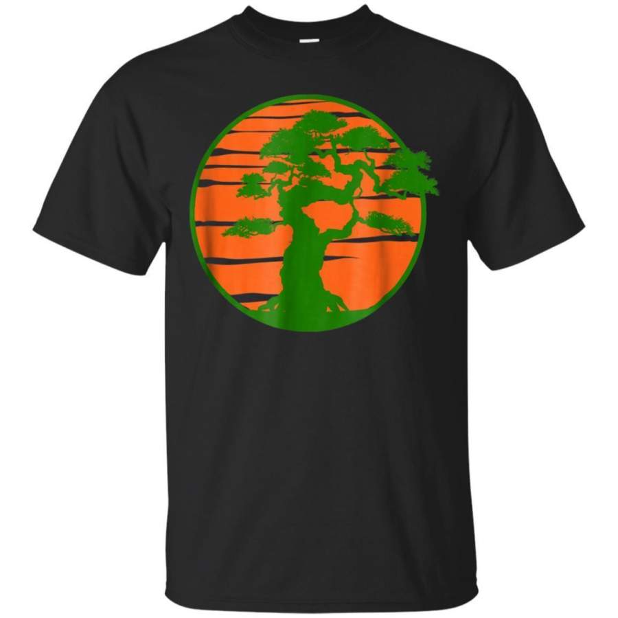 AGR Japanese Bonsai Tree Yellow Sun Tshirt Karate Zen Bonsai T Jaq T-shirt